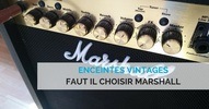 enceintes vintage marshall